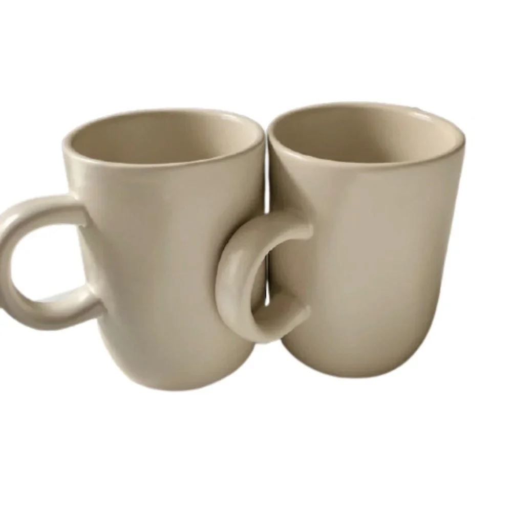 Set/2 Rae Dunn Morning Coffee Mugs - Rise & Shine